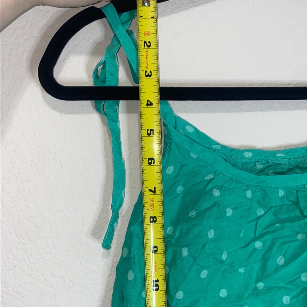 🛍️Y2K Green cropped polkas dot top! - Picture 5 of 8